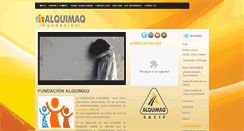 Desktop Screenshot of fundacionalquimaq.org