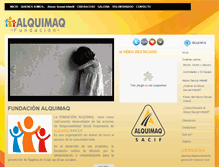 Tablet Screenshot of fundacionalquimaq.org